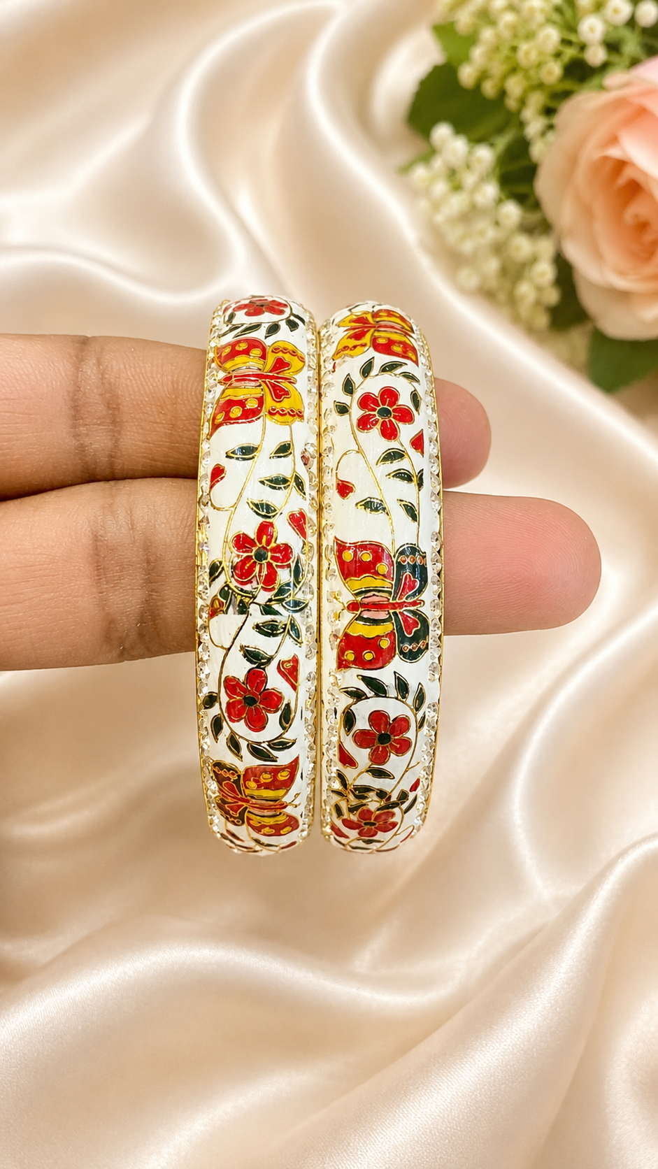 Meena Bangles-Pair Set-2