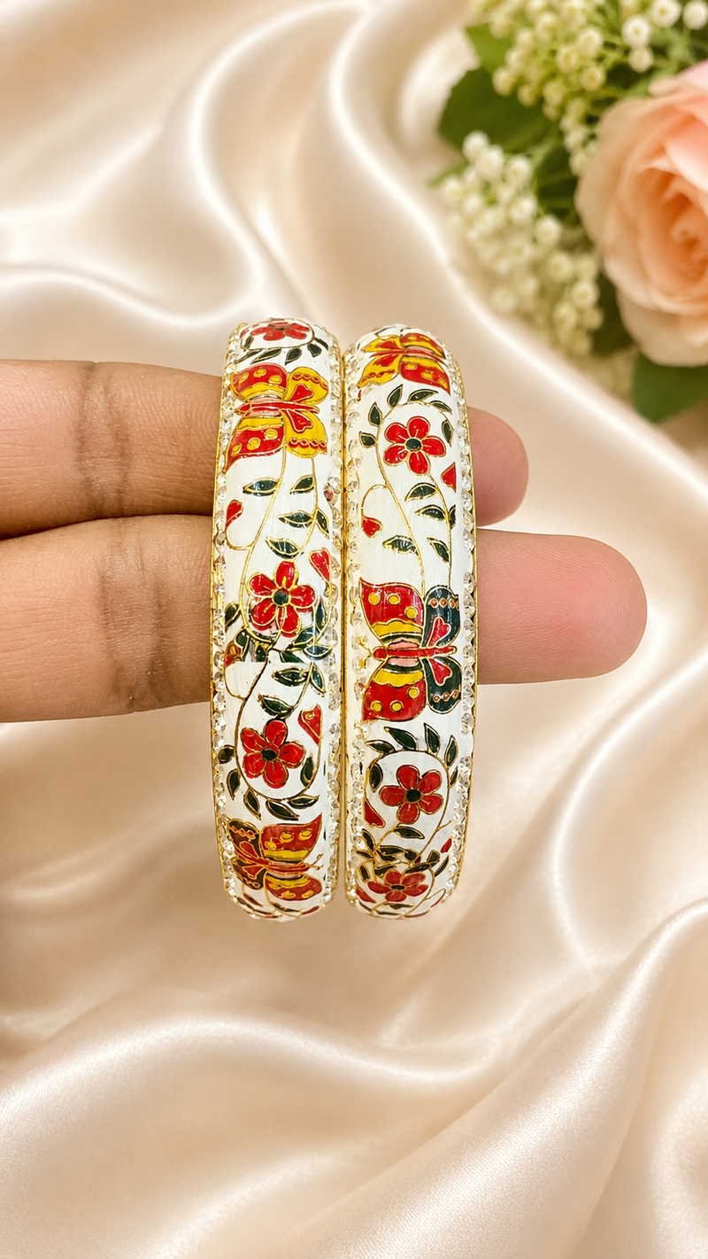 Meena Bangles-Pair Set-2