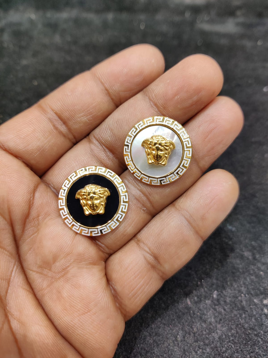VERSACE pendant & studs