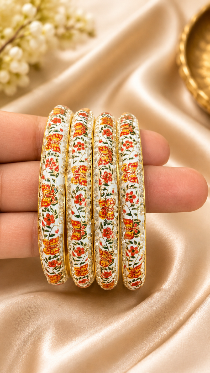 Meena Bangles (Set of 4)-1