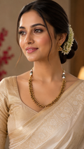 Antique Gajra Mala- Single Layer