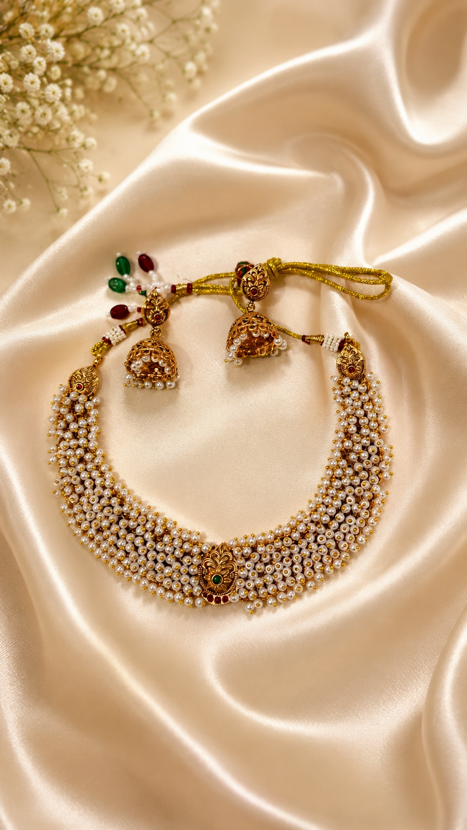 Gajra Moti Set