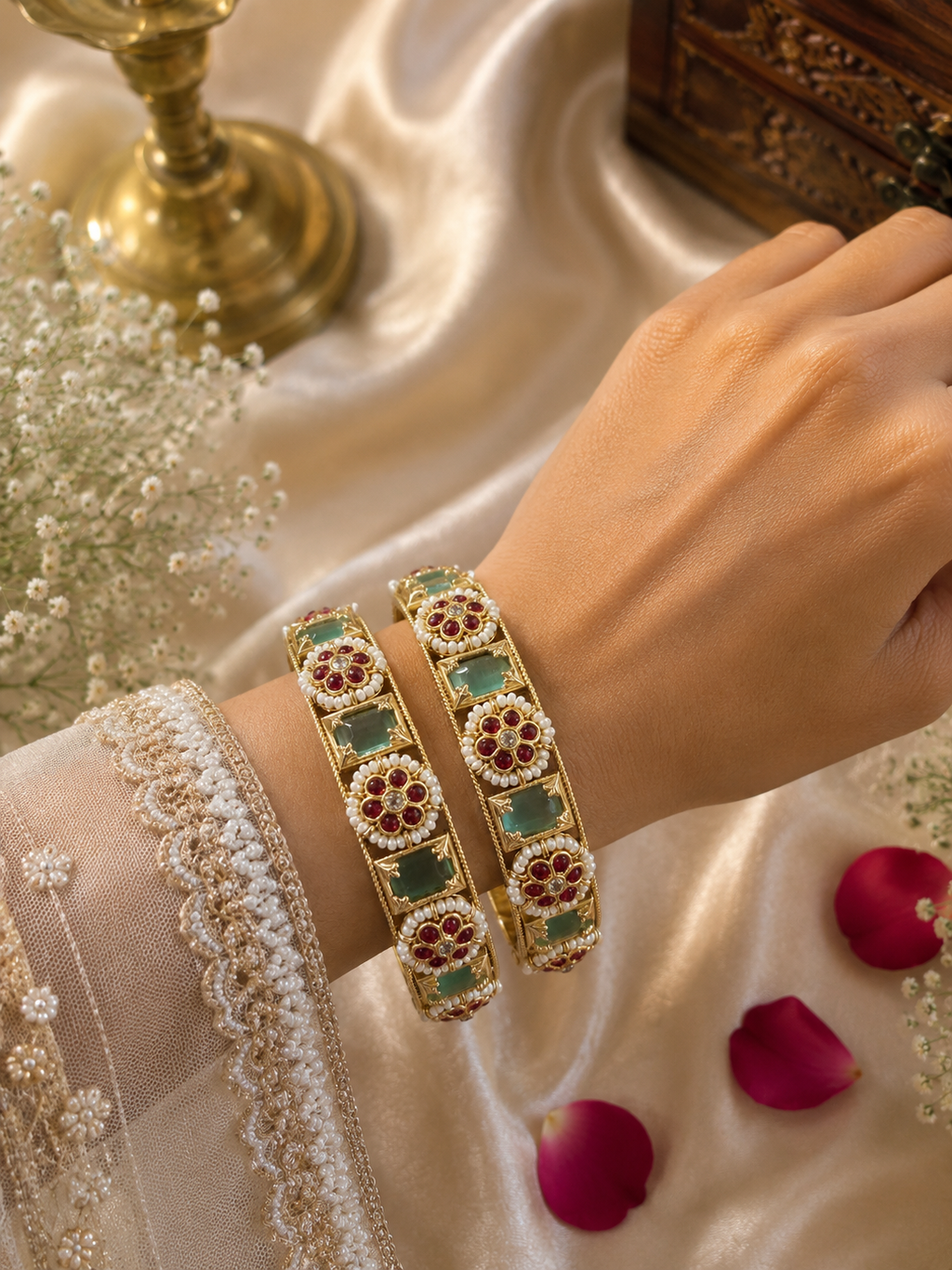 Rajwadi Mint Bangle-5