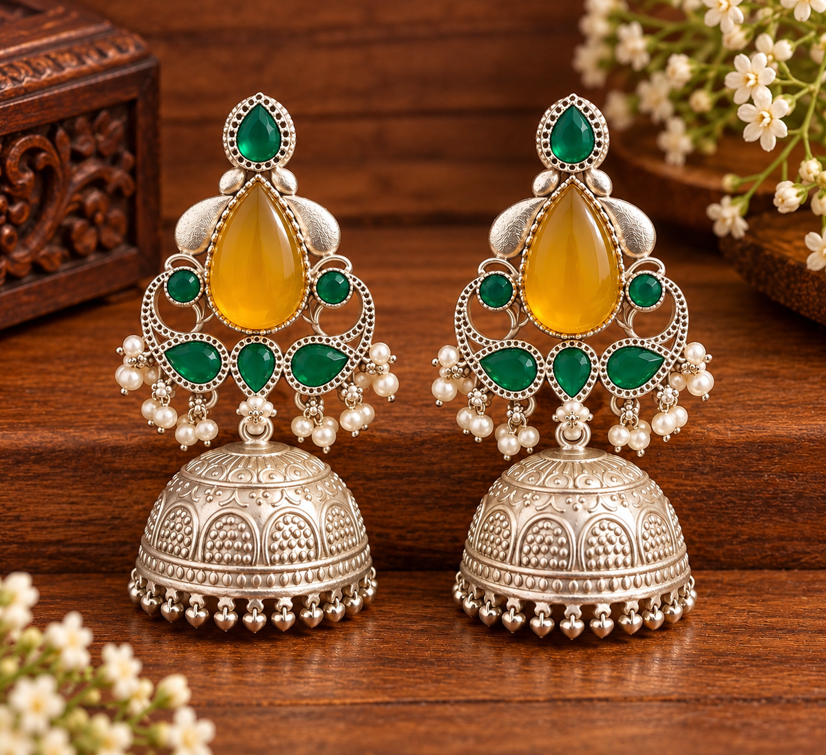 Oxidise Earring-4