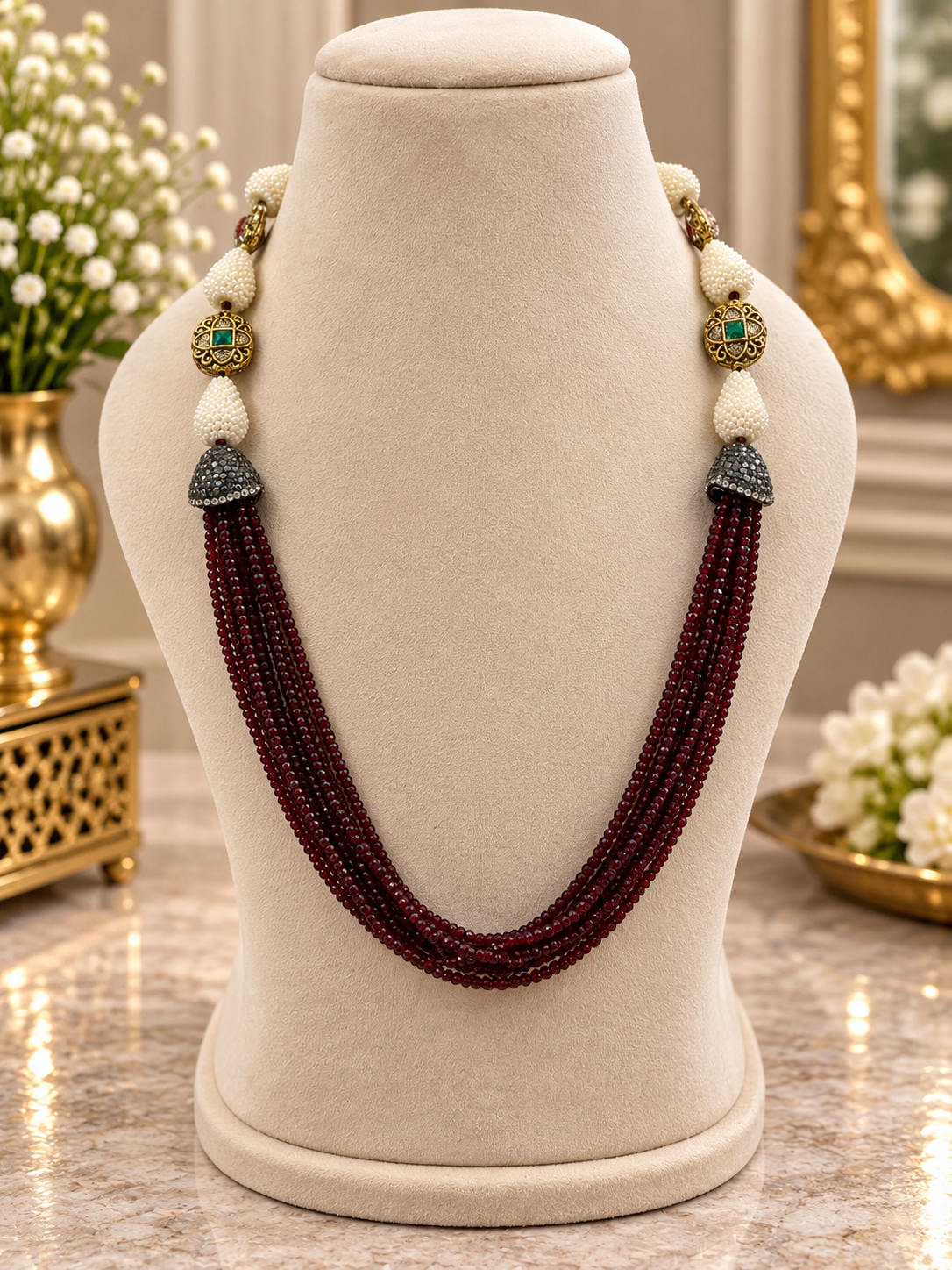 Red Cystal Smart mala