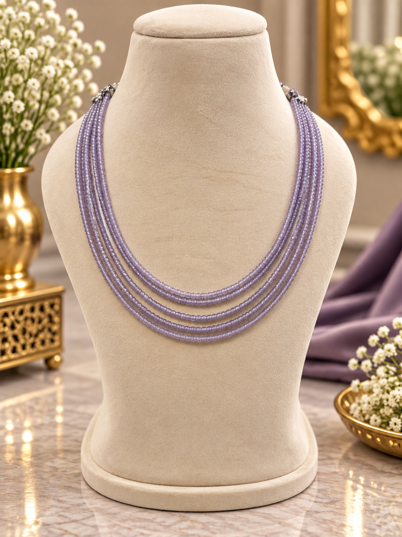 Lavender Crystal Stunning Mala