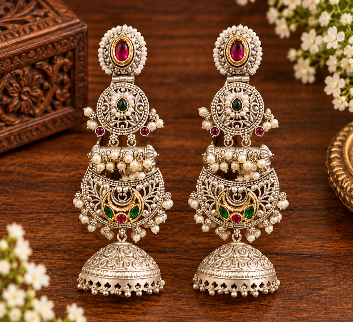 Oxidise Earring-5
