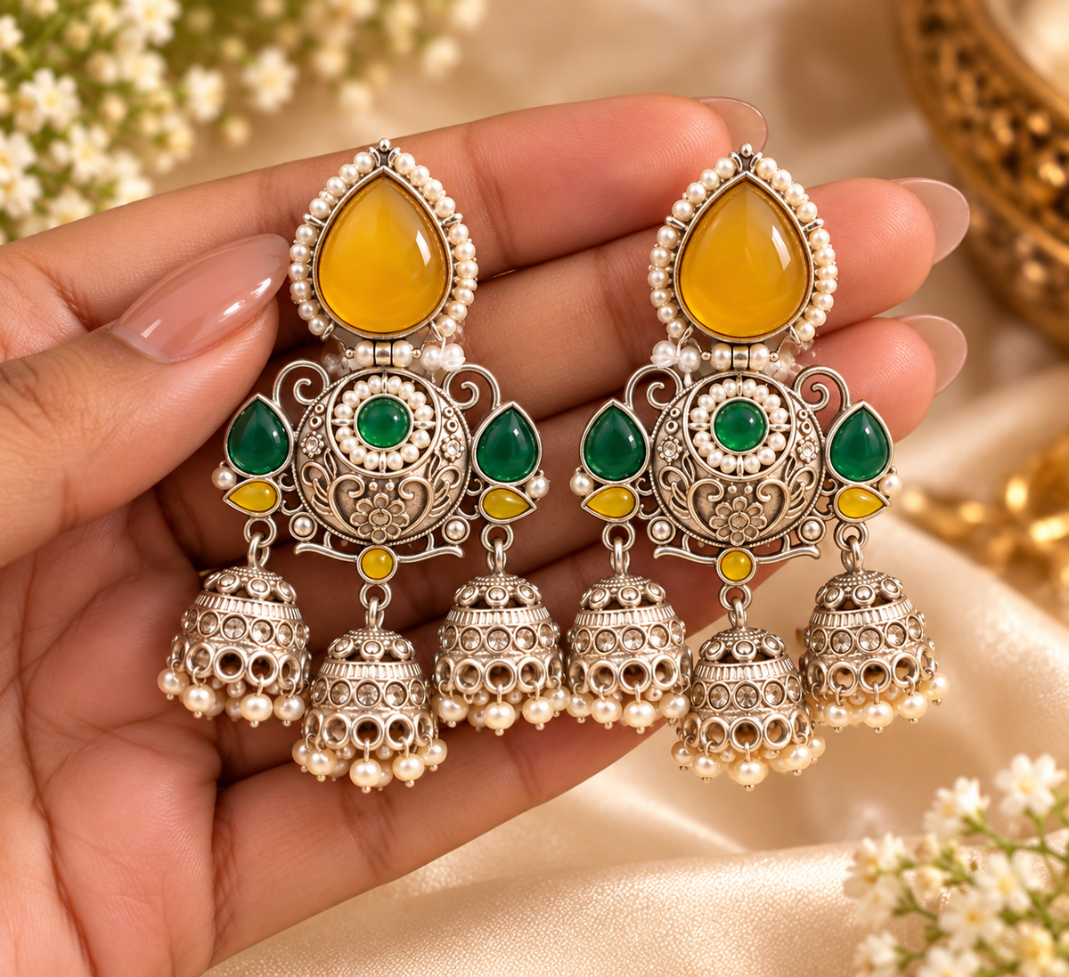 Oxidise Earring-2