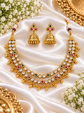 Kundan Double Layer Set with jhumkii