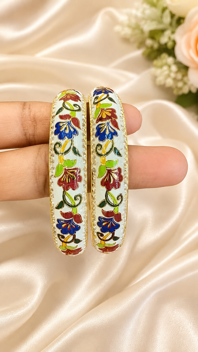 Meena Bangles Pair Set-4