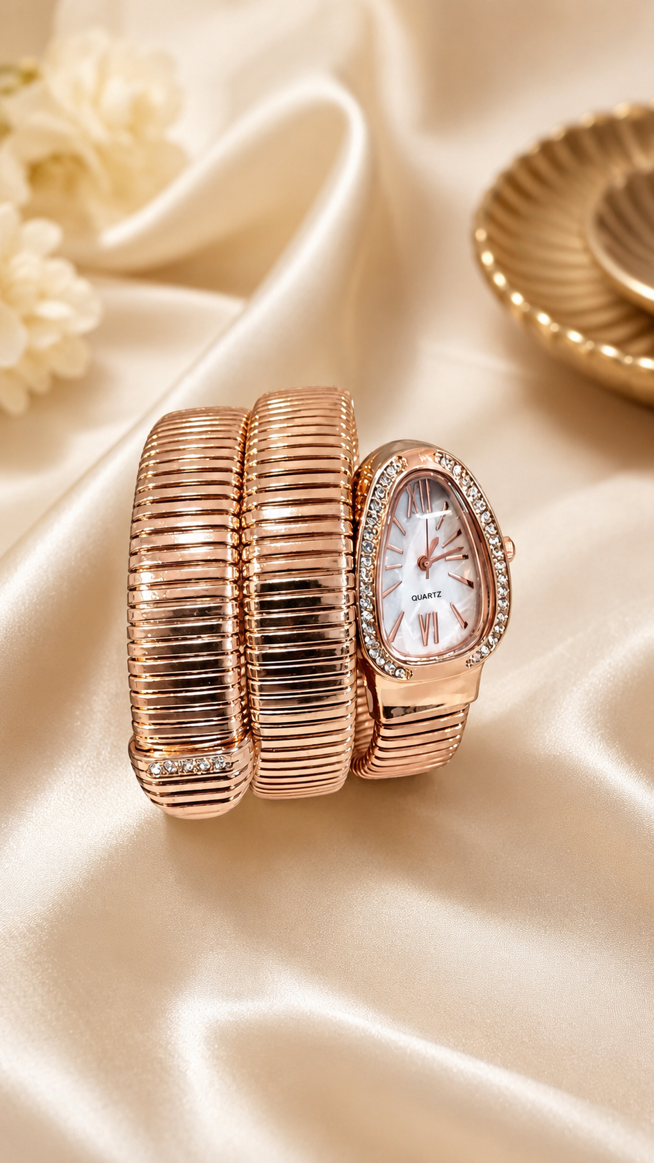 Rose Gold Snake Watches
