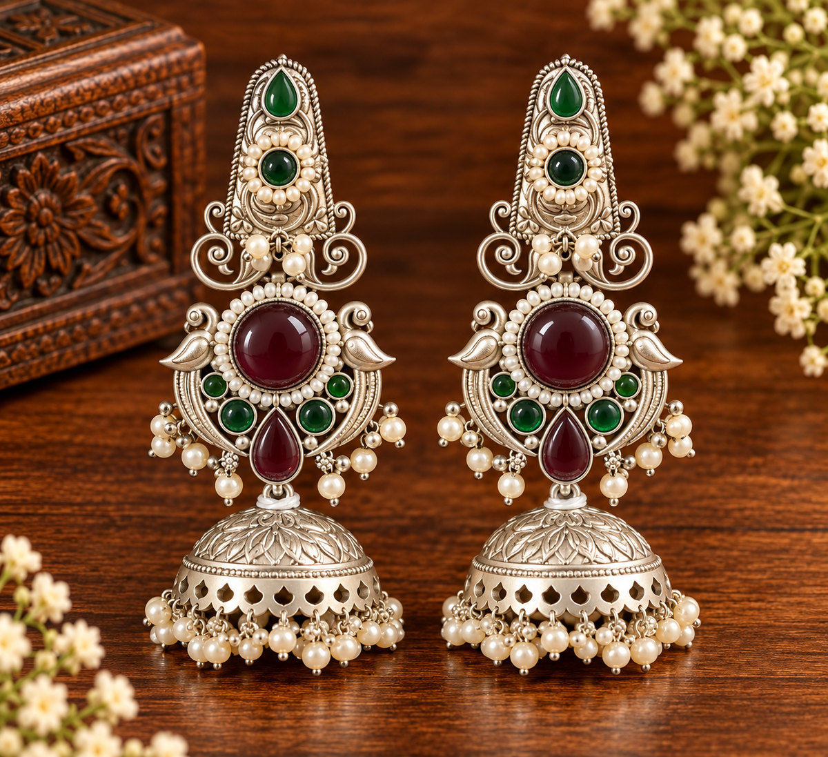 Oxidise Earring-9