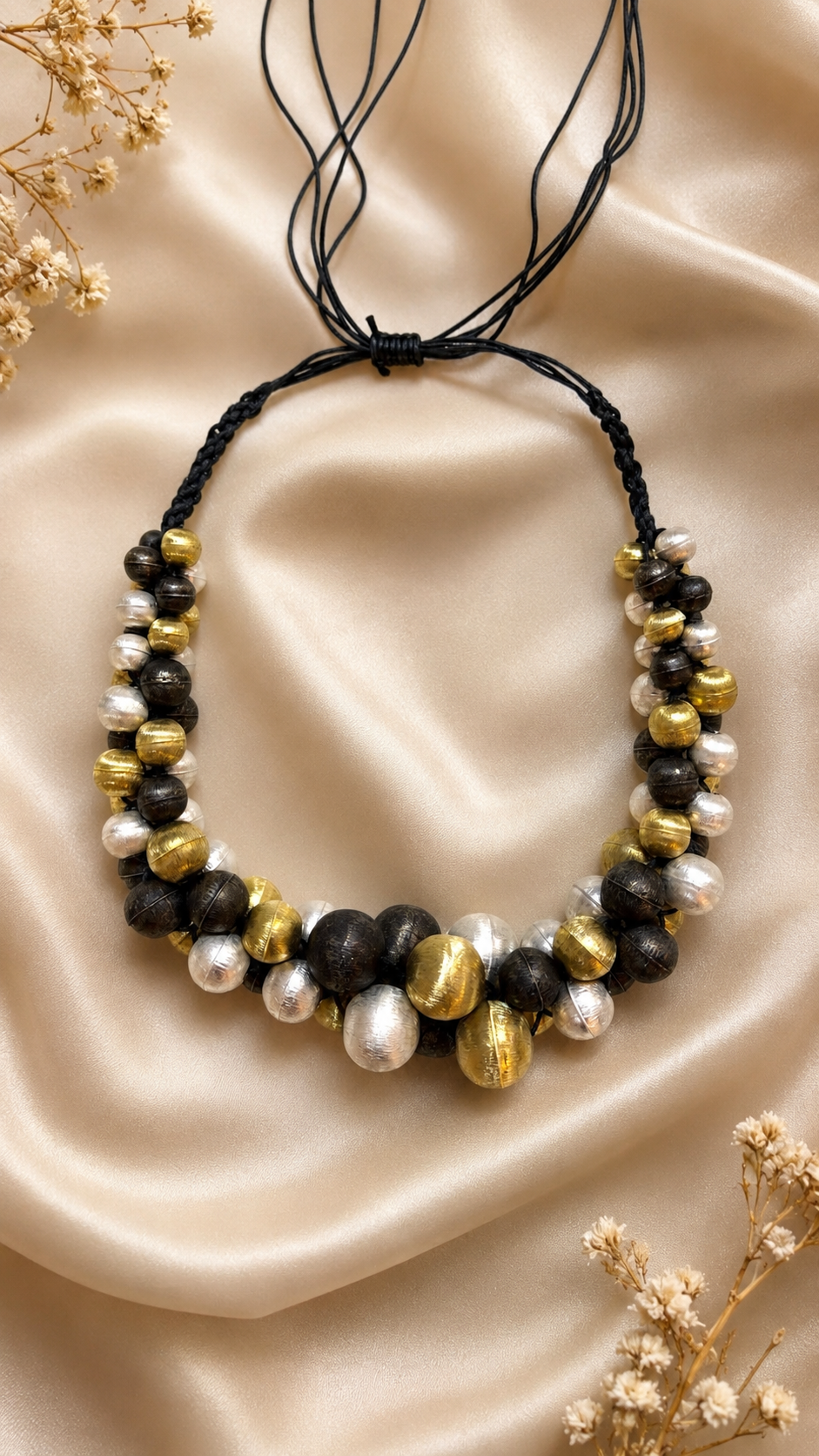 Kanak Ball Mala Silver