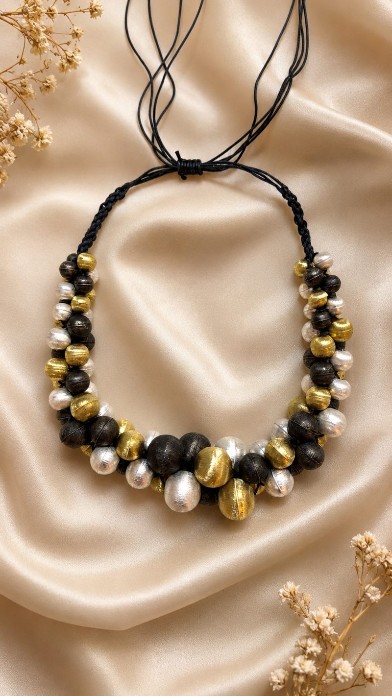 Kanak Ball Mala Silver