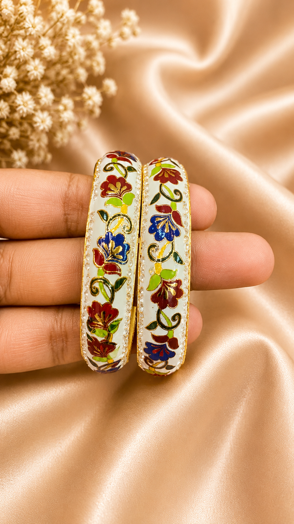 Meena Bangles-Pair Set-2