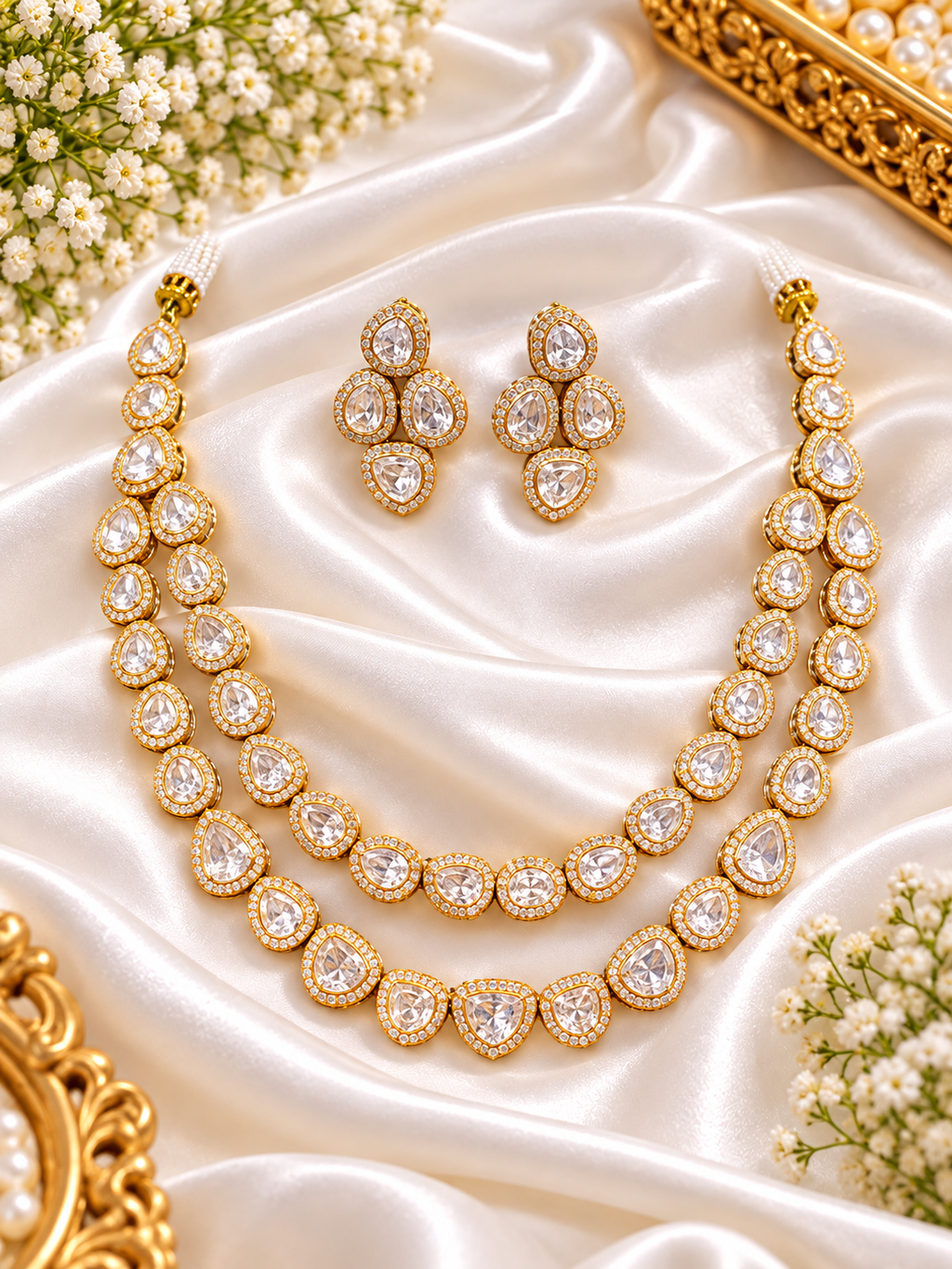Moissanite Double Layer Set