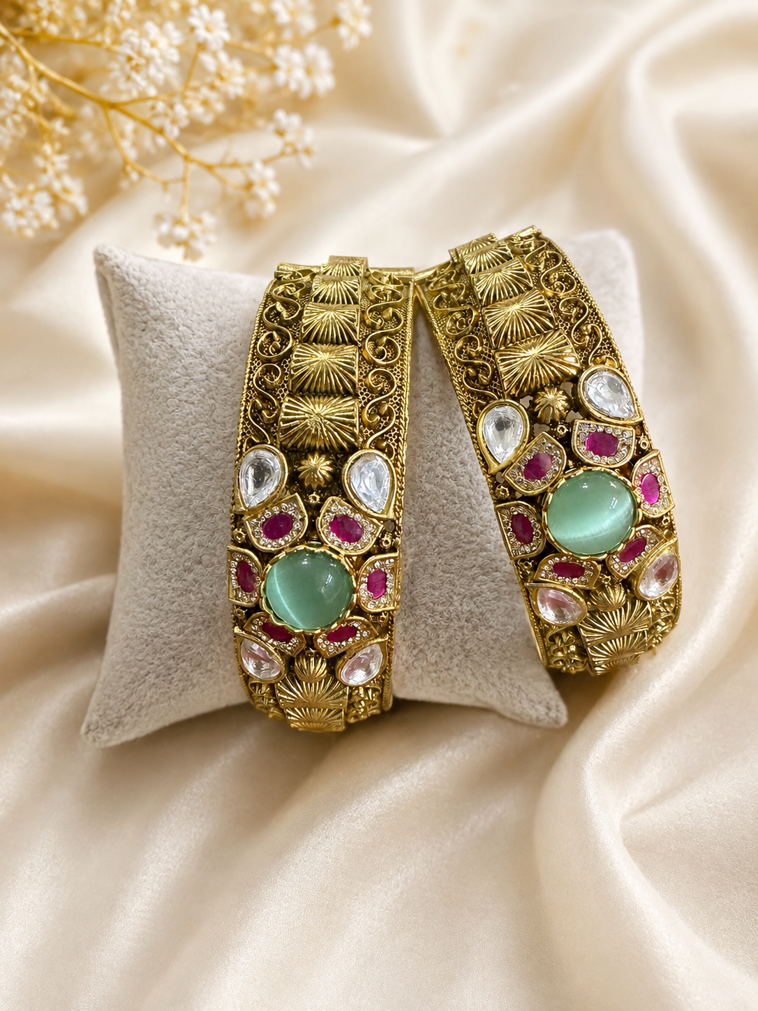 Rajwadi Gold Bangle-8