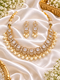 White Kiara Polki Set