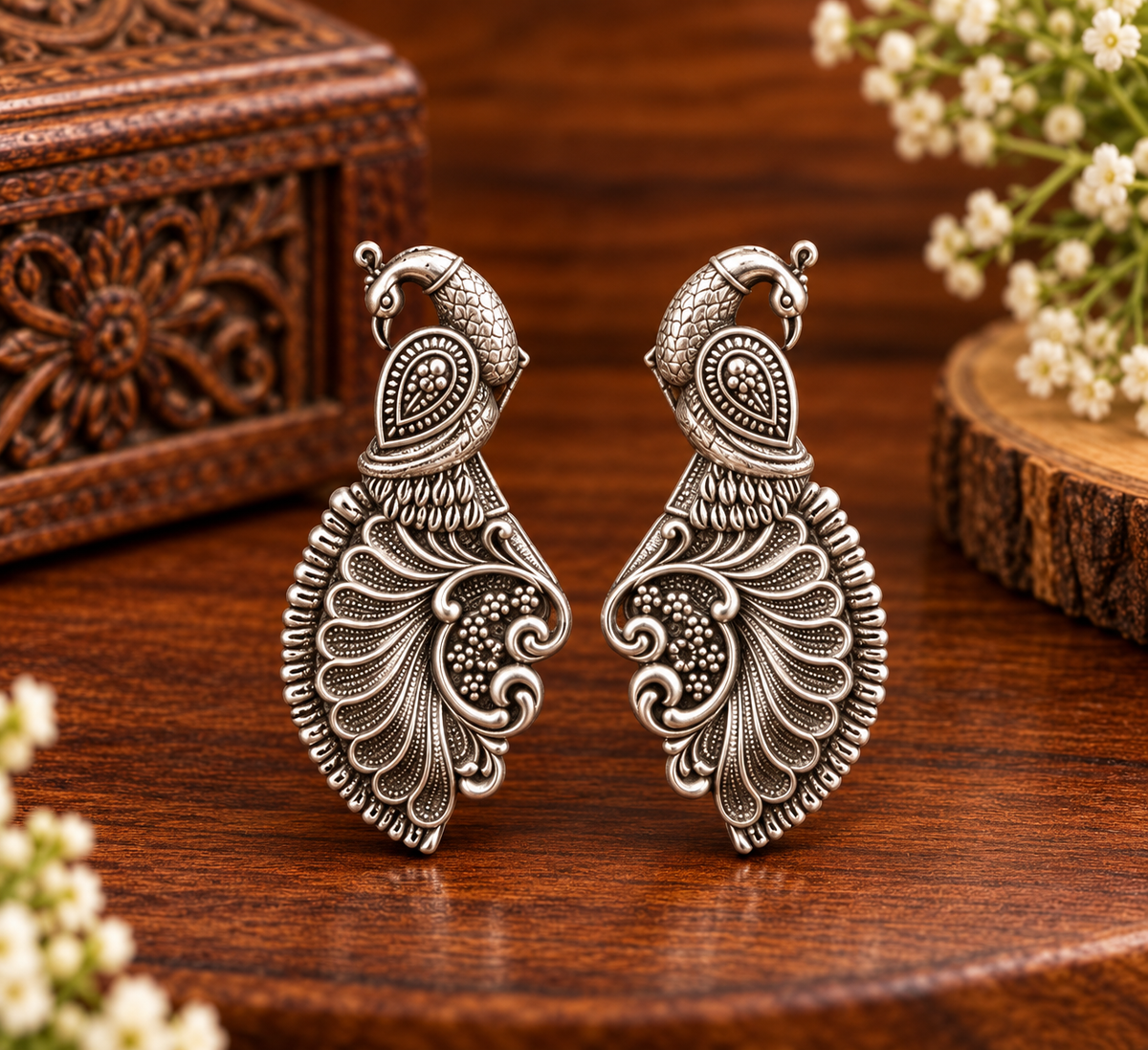 Oxidise Earring-7
