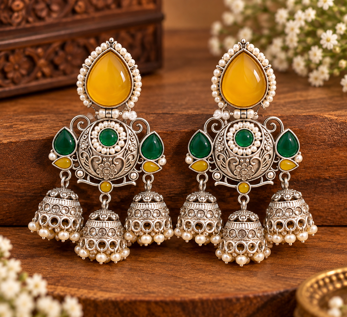 Oxidise Earring-2