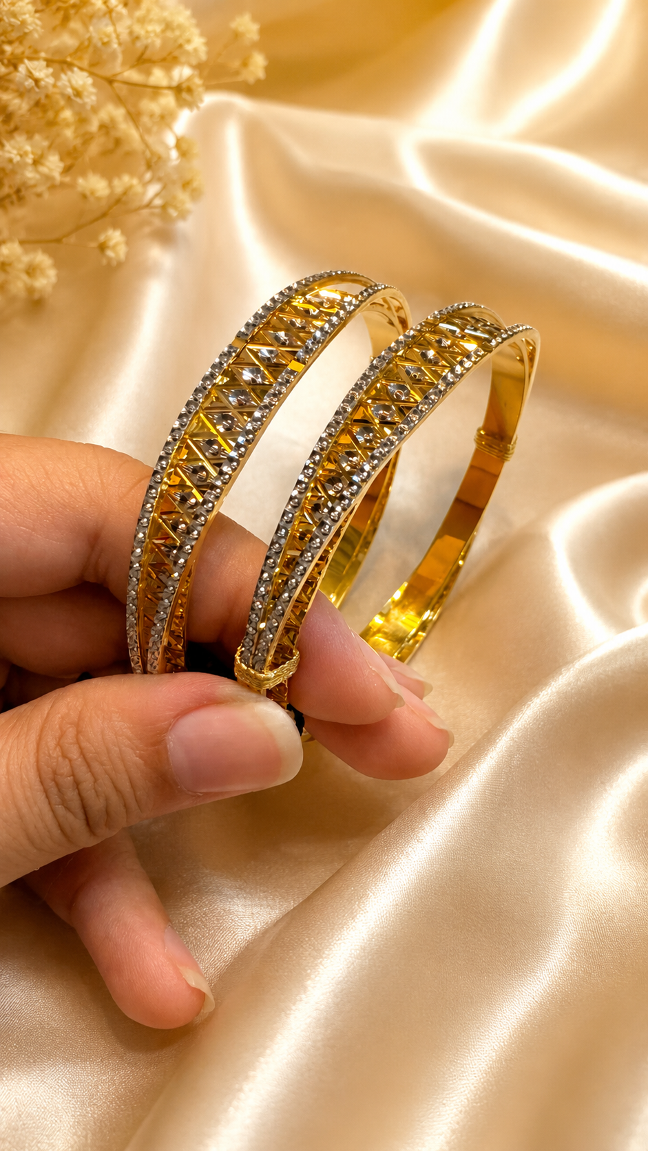 1 Gram Gold Bangle -Design8