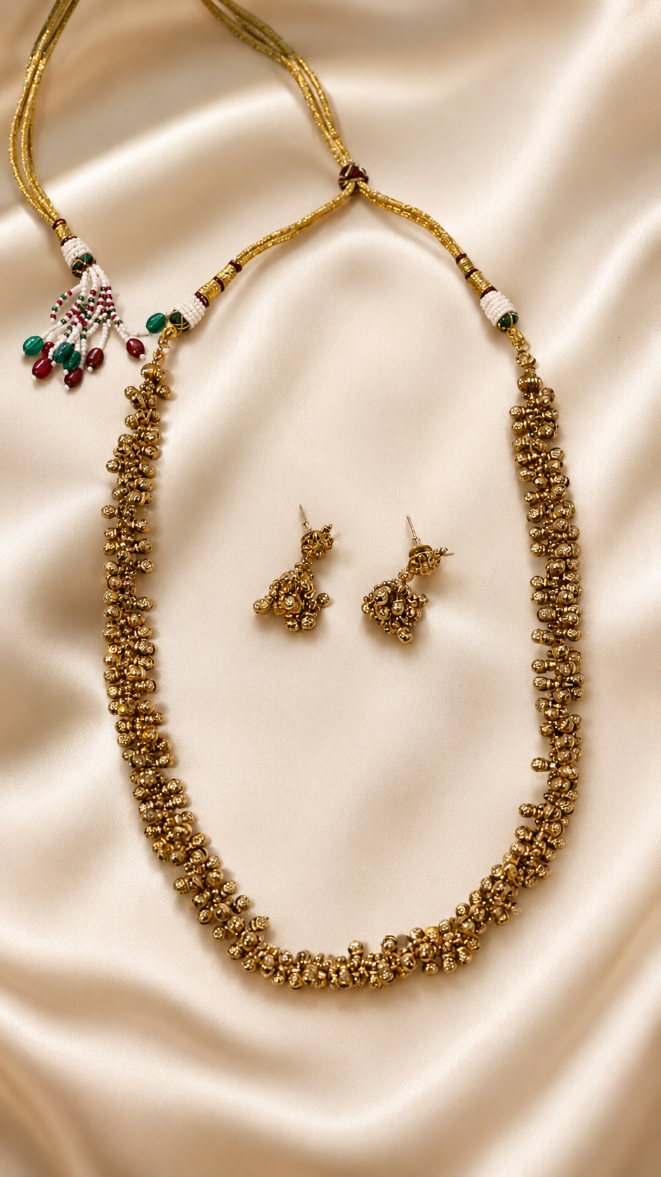 Antique Gajra Mala- Single Layer