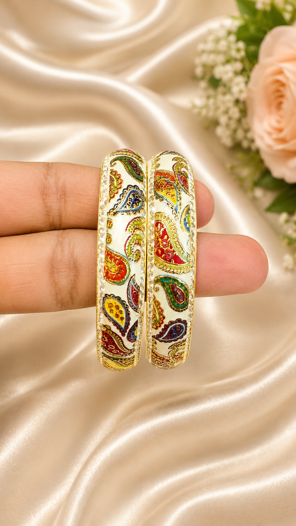 Meena Bangles Pair Set-3