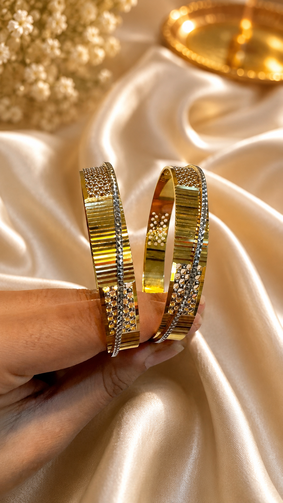 1 Gram Gold Bangle- Design2