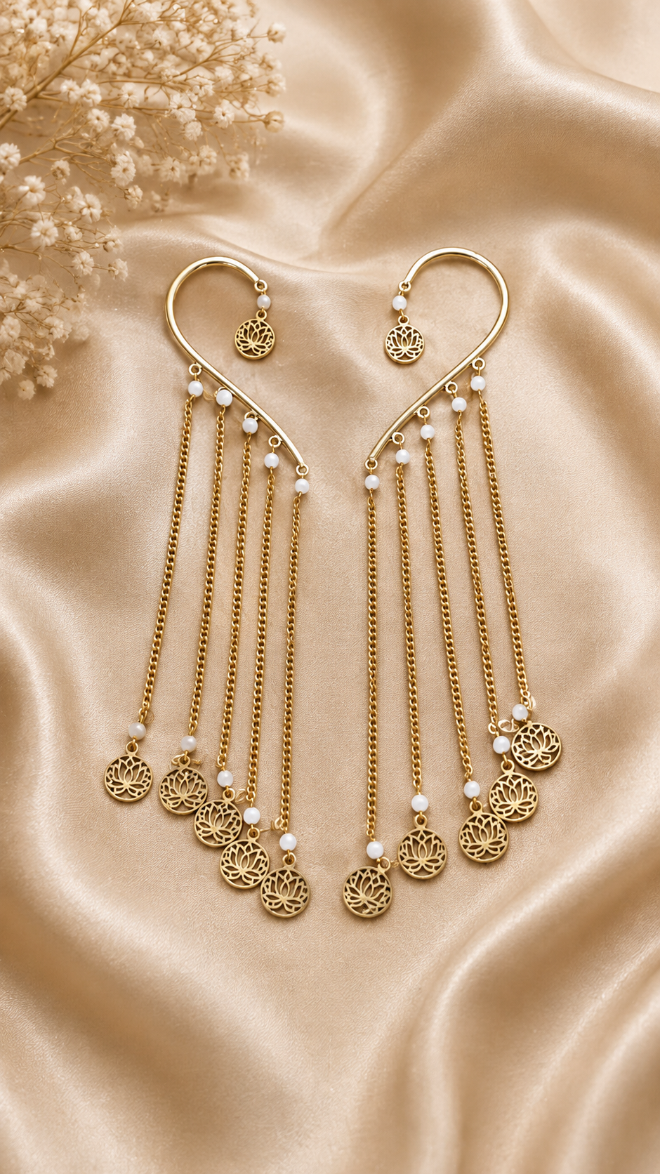 Hanging Long Earcuffs-5