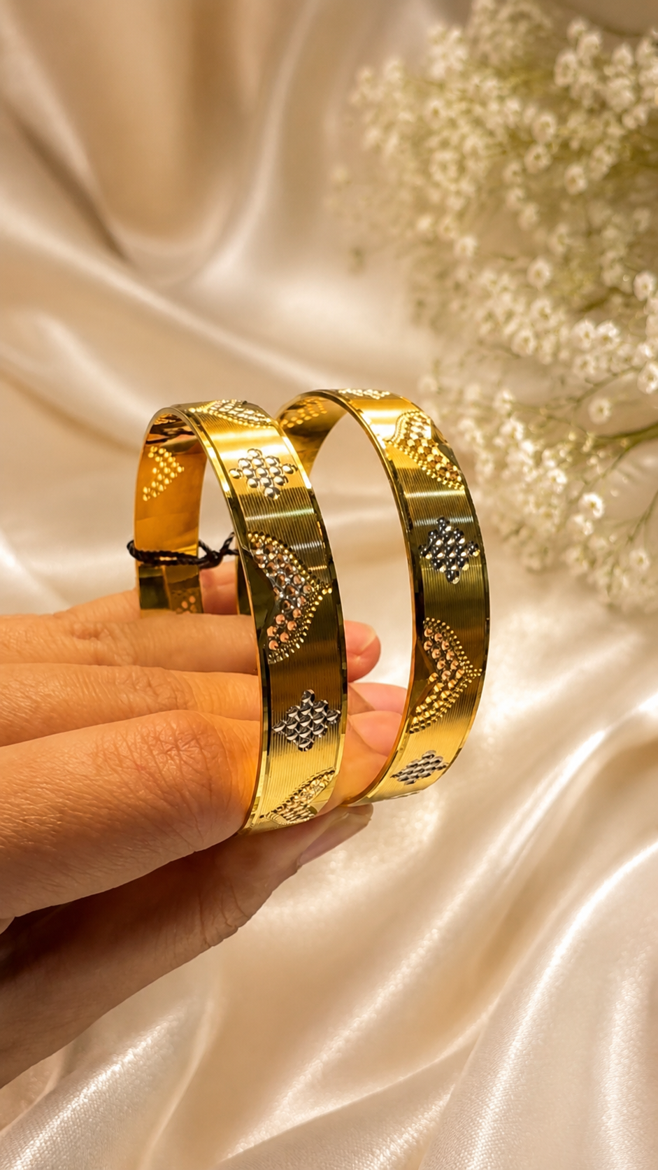 1 Gram Gold Bangle - Design6