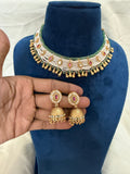 Rajwadi Choker Set- white