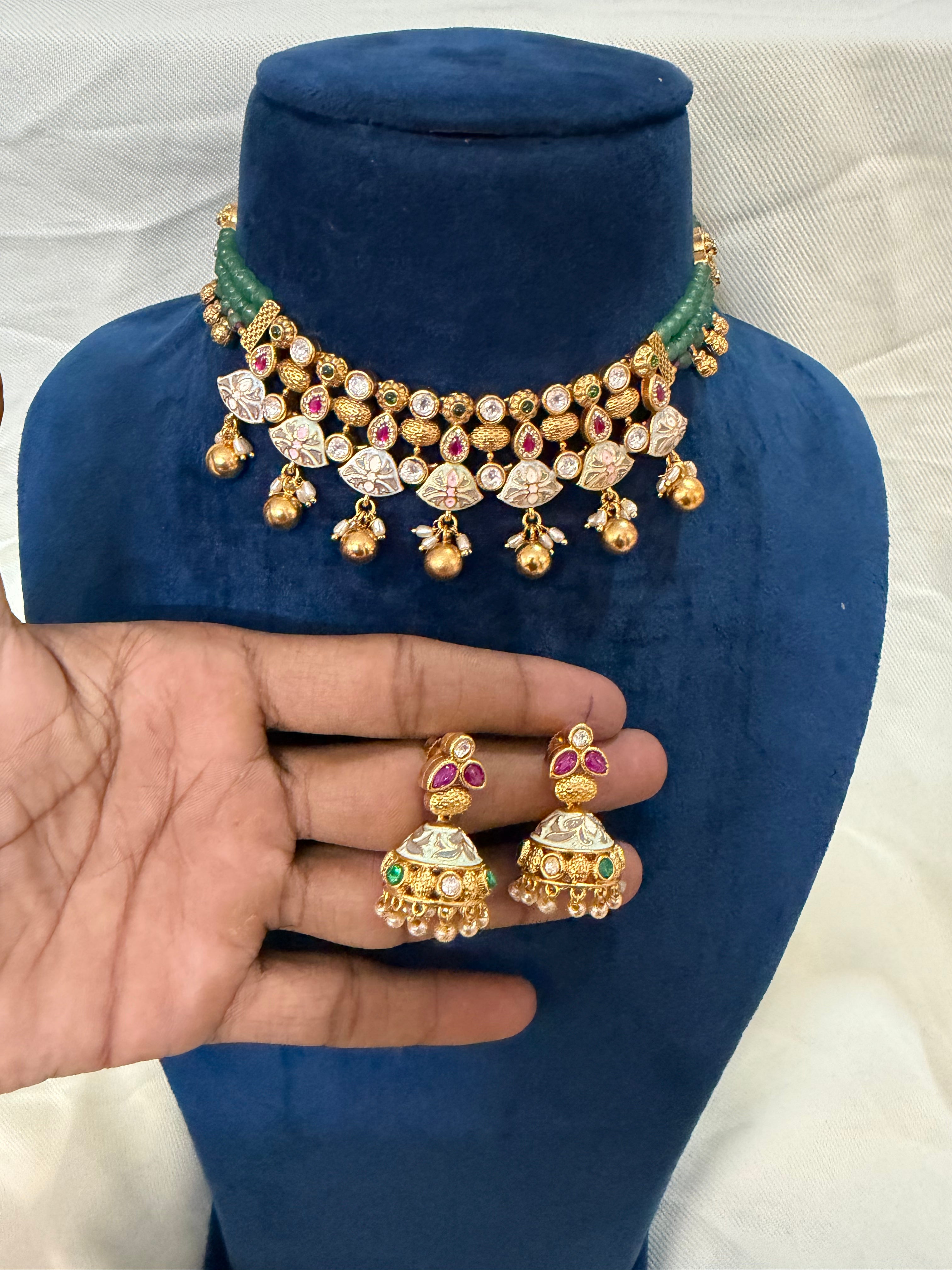 Rajwadi Necklace Set