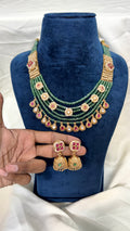 Rajwadi light Kantha set-amboli