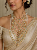 Jadau Layer Necklace Set