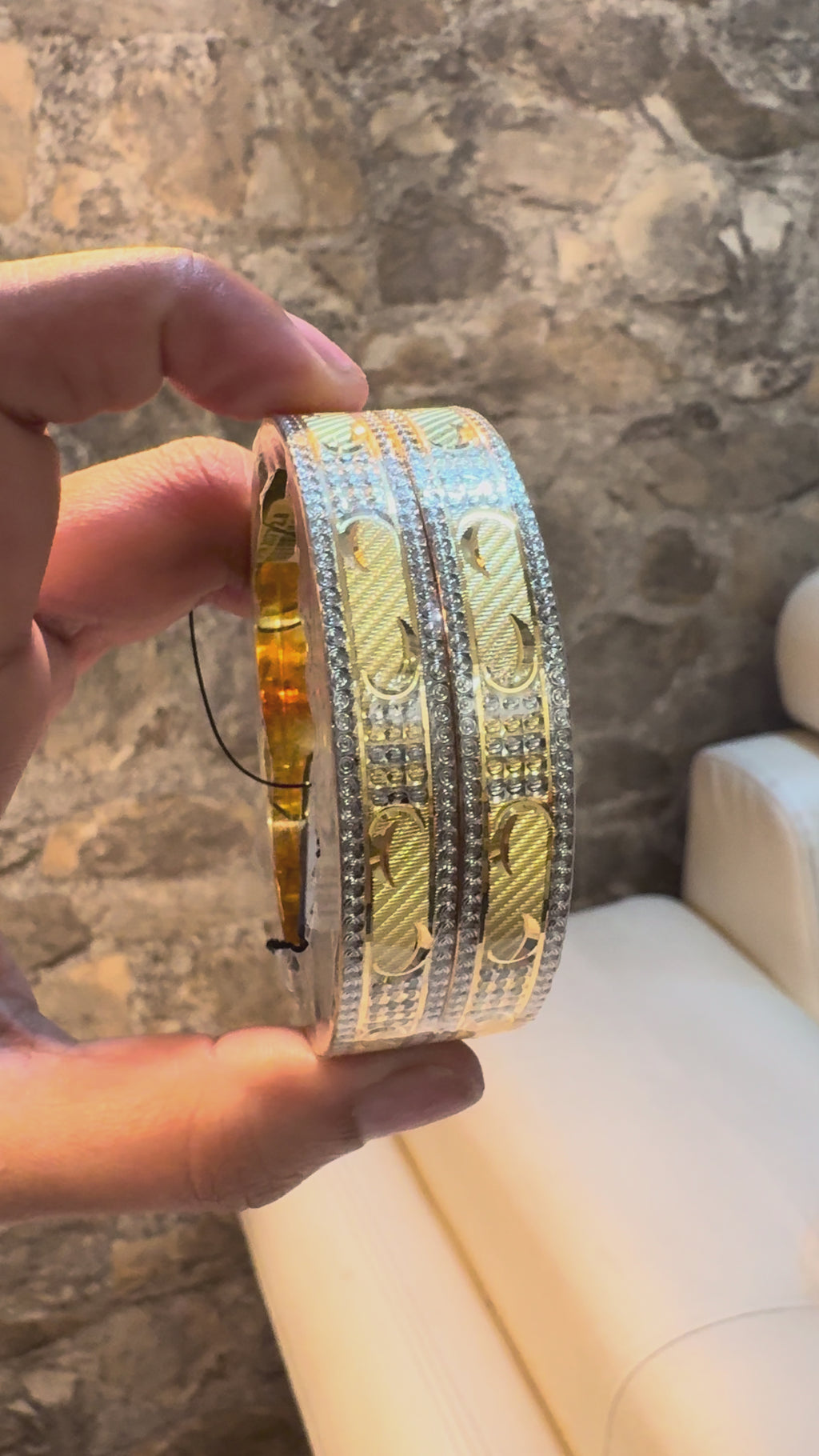 1 Gram Gold Bangle -Design7